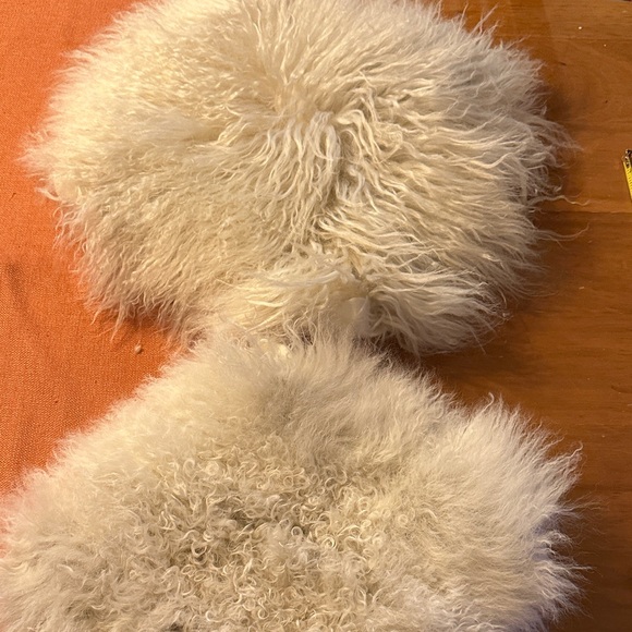 2 Mongolian Lamb Pillow Cover